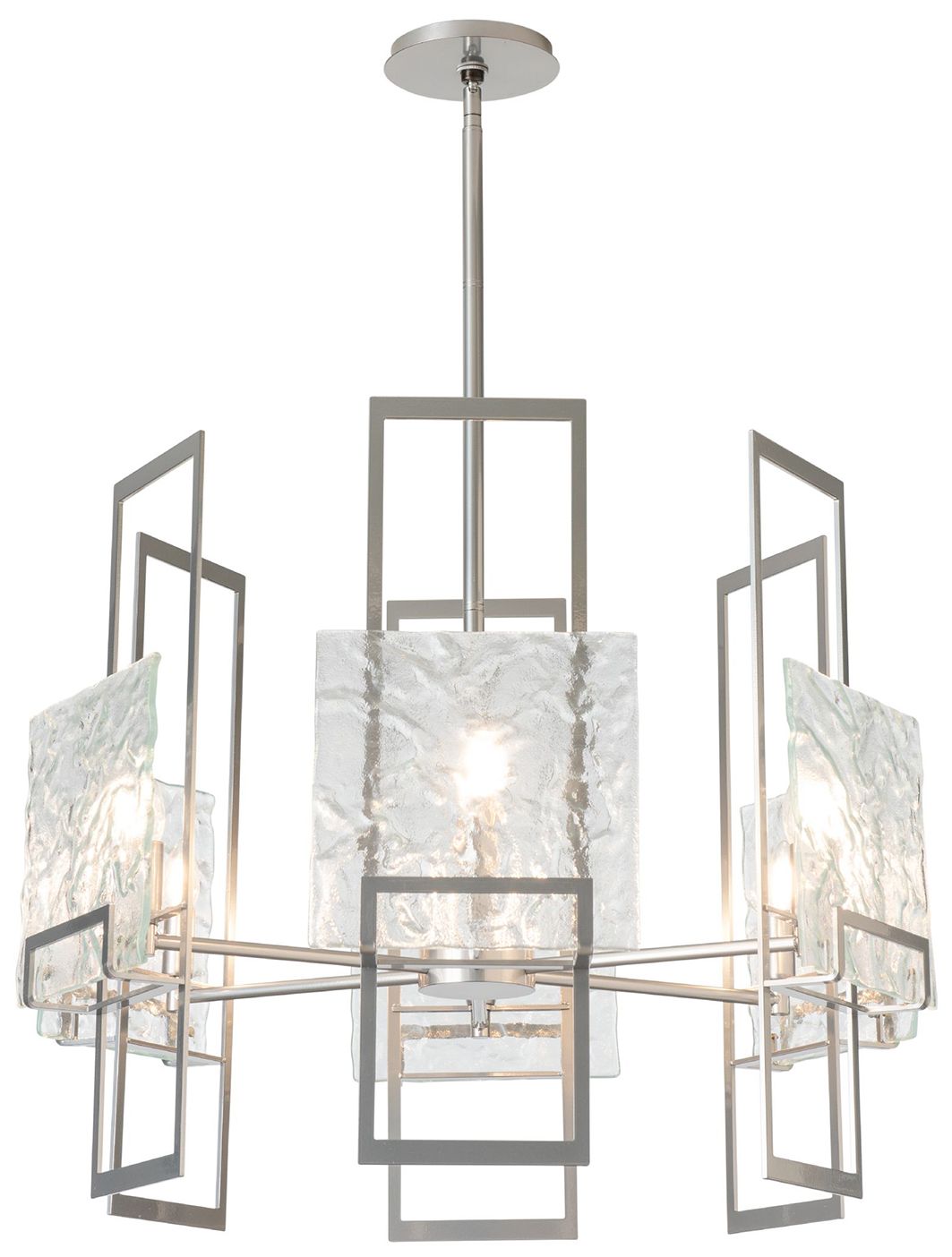 Image 3 Geo 31.3" Wide 6-Light Sterling Chandelier more views