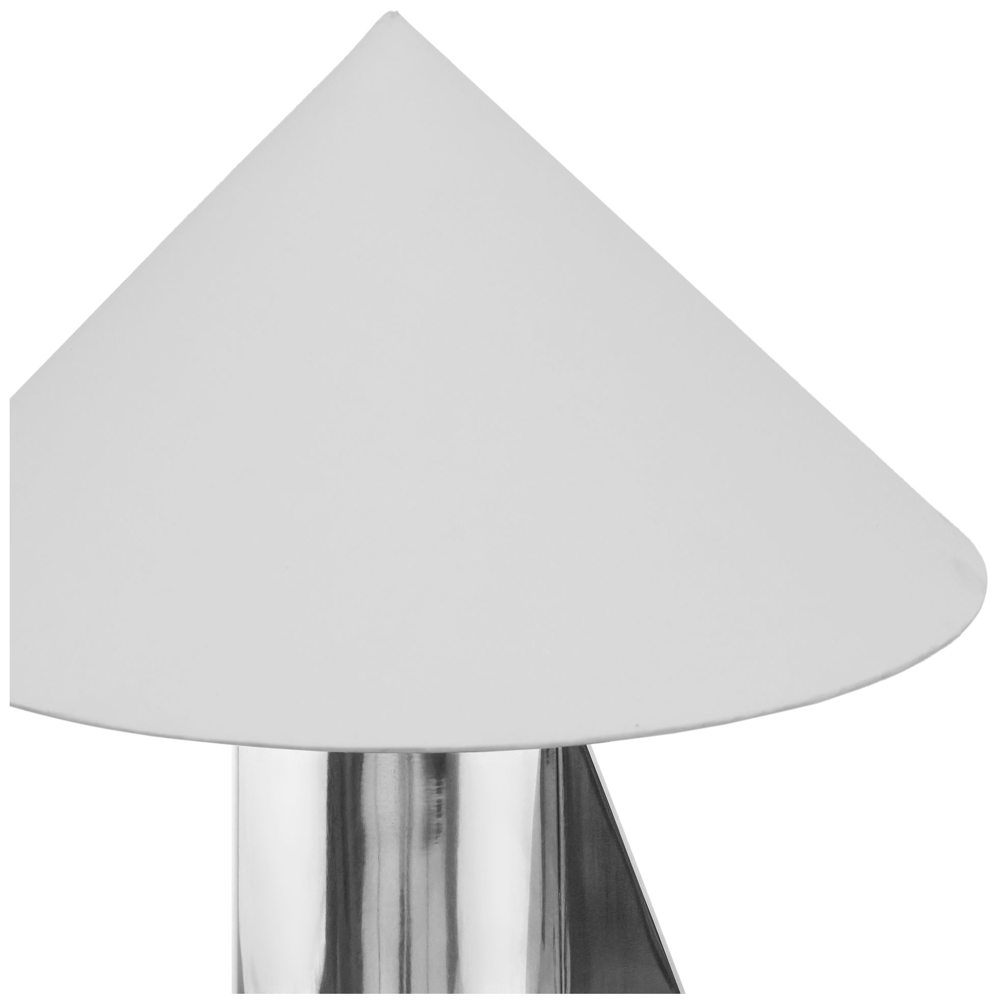 Image 4 Geo Angled Chrome Table Lamp more views