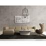 3_Geo by Z-Lite Matte Black + Chrome 6 Light Chandelier more views