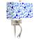 Geo Confetti Giclee Glow LED Reading Light Plug-In Sconce