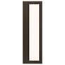 5_GEO Dual Voltage 12" High Bronze LED Outdoor Wall Light more views