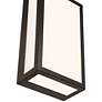 6_GEO Dual Voltage 12" High Bronze LED Outdoor Wall Light more views