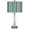 Geo Metrix Giclee Apothecary Clear Glass Table Lamp