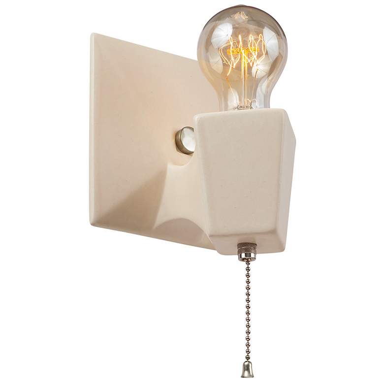 Image 2 Geo Wall Sconce - Brushed Nickel