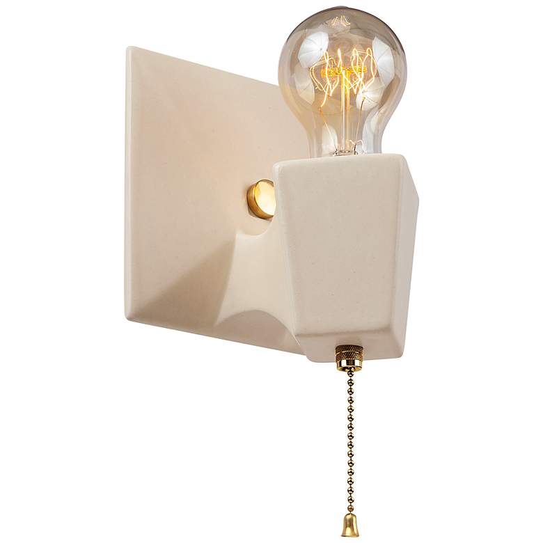Image 1 Geo Wall Sconce - Polished Brass