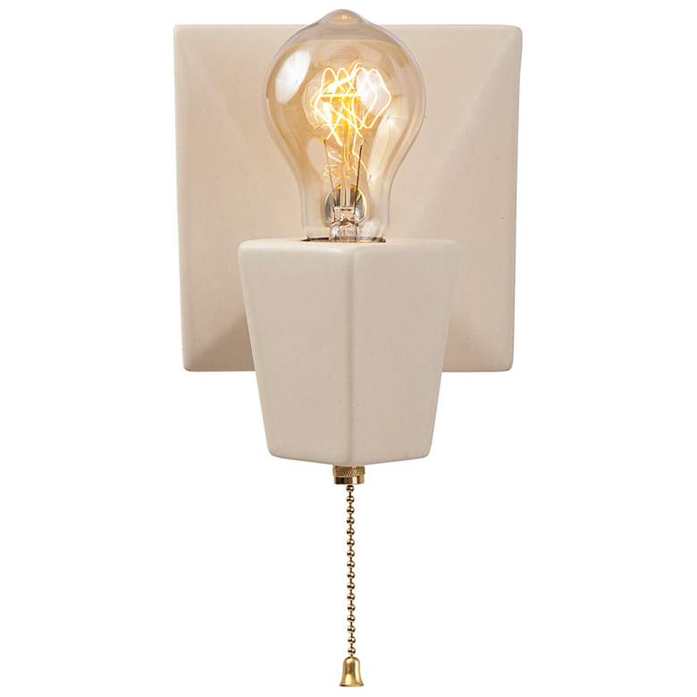 Image 2 Geo Wall Sconce - Polished Brass more views