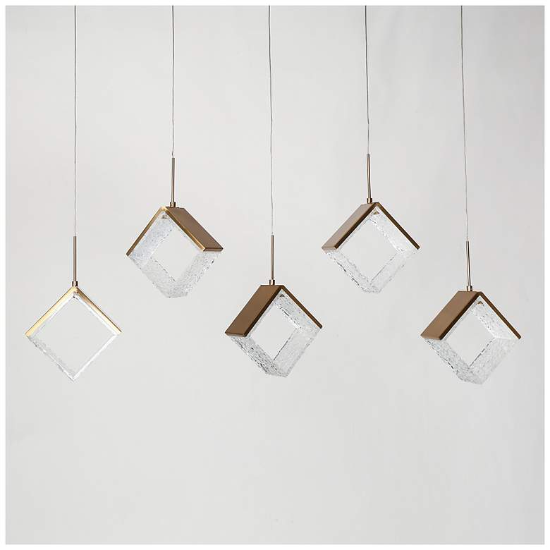 Image 4 Geoclic 5-Light LED Island Pendant Light more views