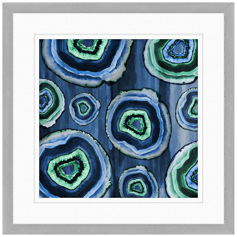 Image 1 Geodes I 24 inch Square Framed Giclee Wall Art