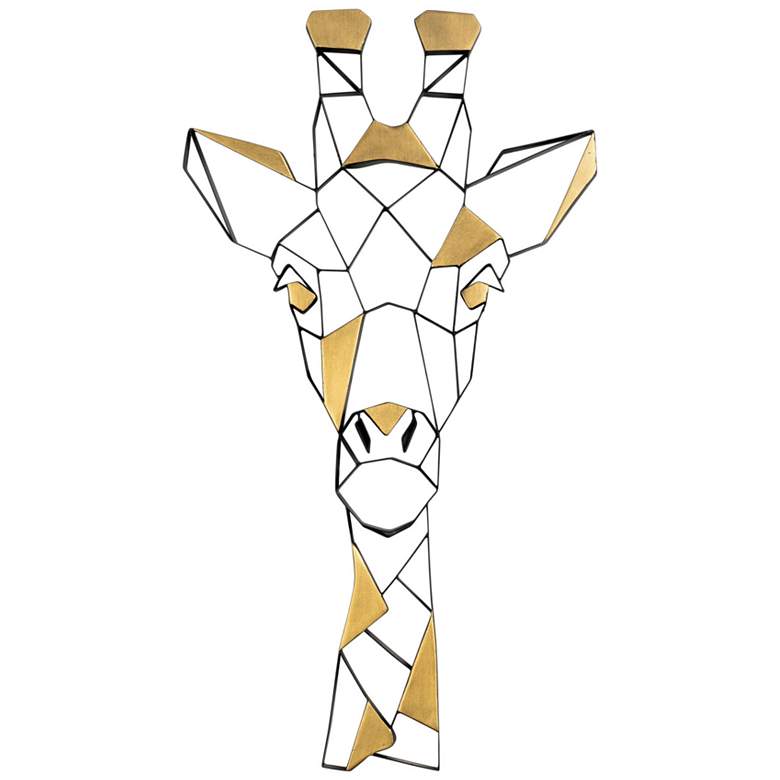 Image 1 Geometric Animal Kingdom Giraffe Wall Art