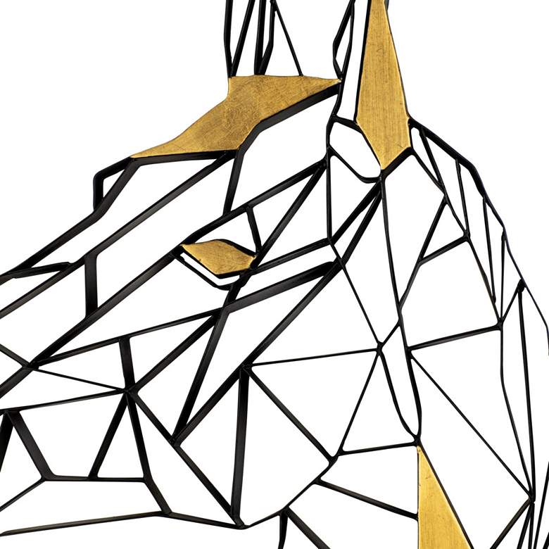 Image 2 Geometric Animal Kingdom Horse Wall Art more views