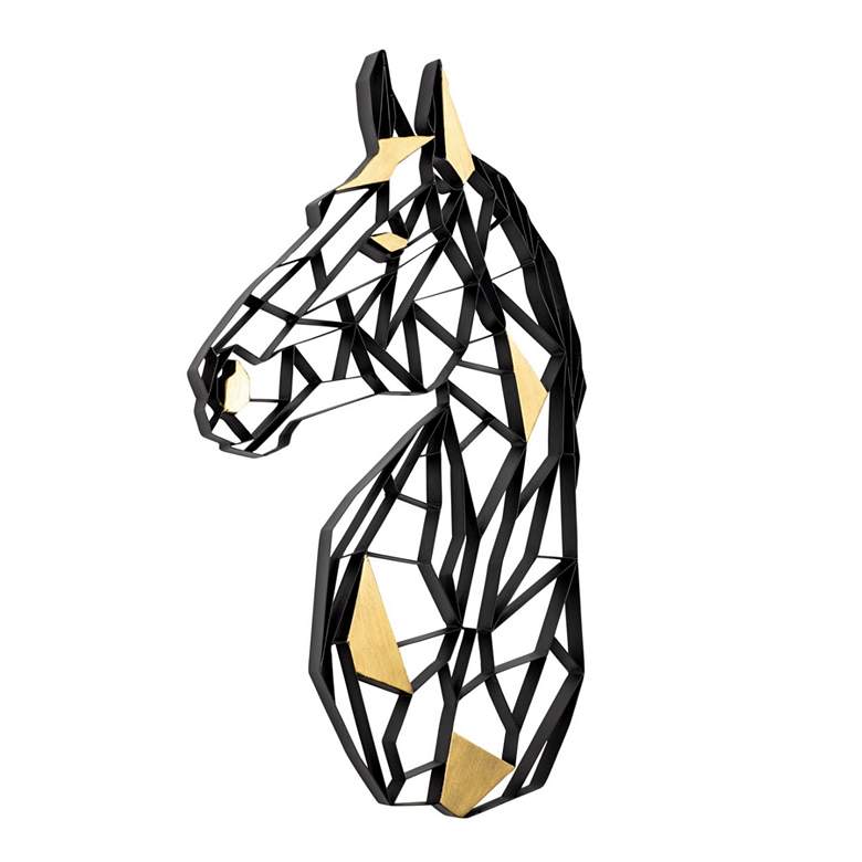 Image 4 Geometric Animal Kingdom Horse Wall Art more views