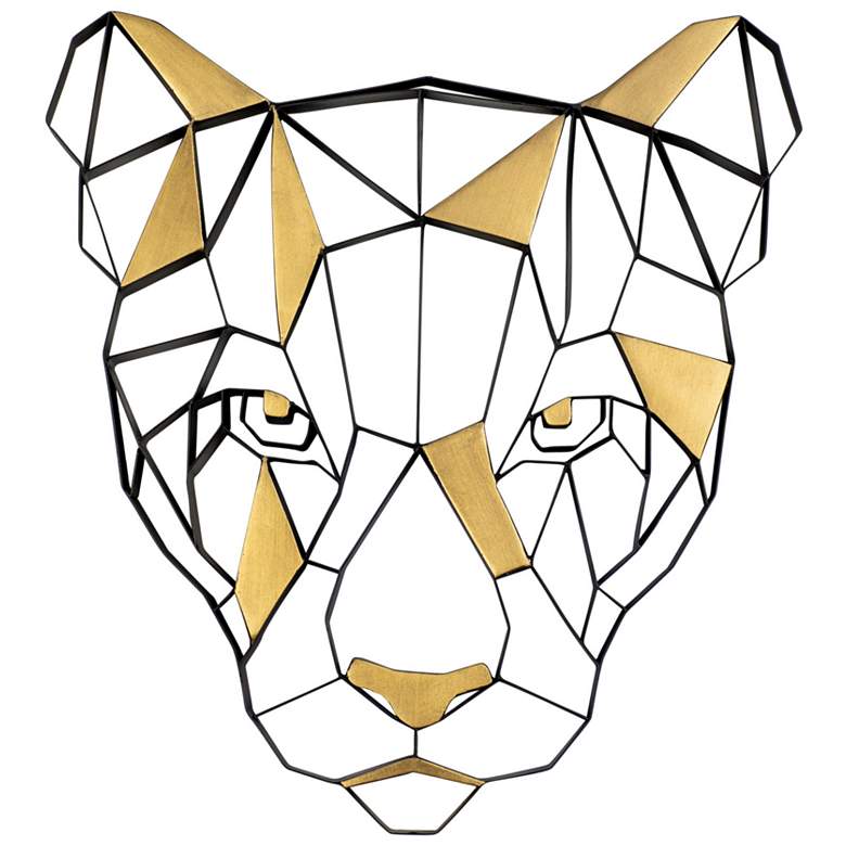 Image 1 Geometric Animal Kingdom Lion Wall Art
