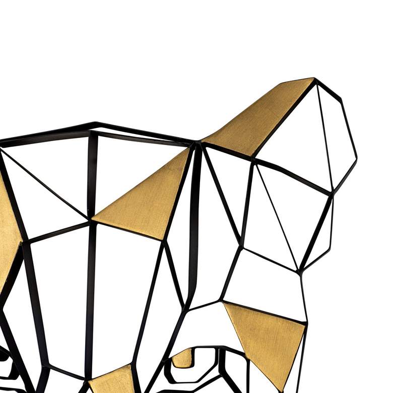 Image 3 Geometric Animal Kingdom Lion Wall Art more views