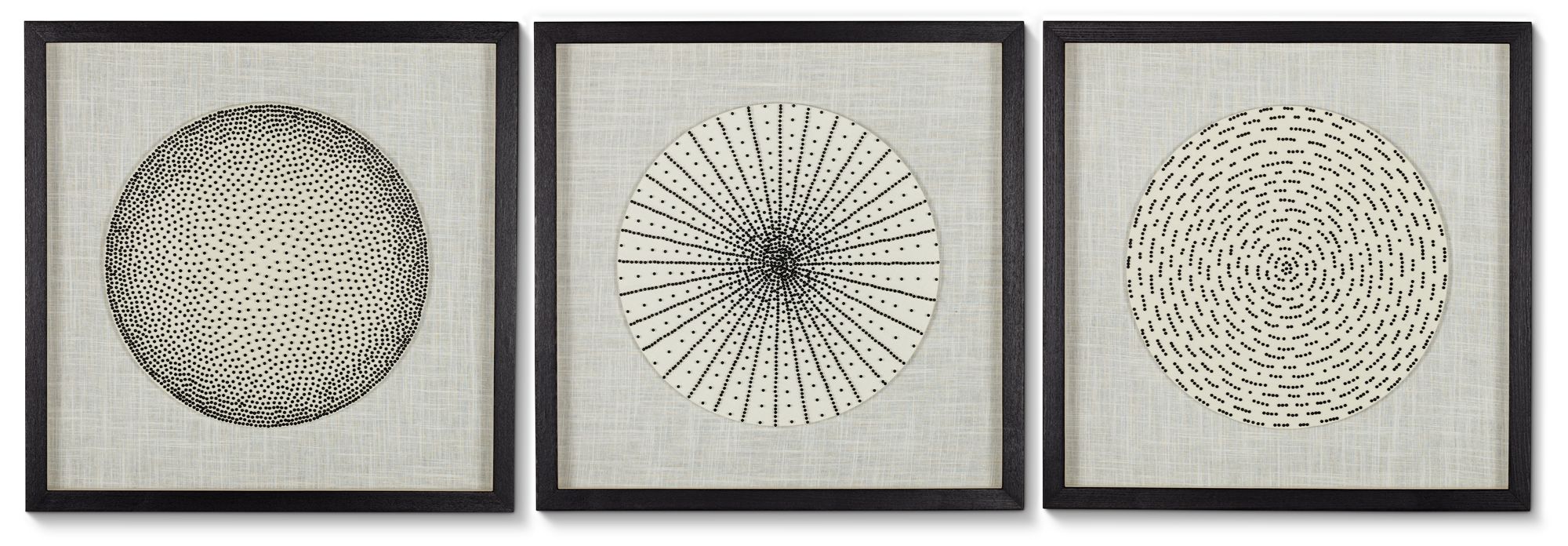 White Out 23 3/4" Square Framed Wall Art Set of 2 9T388 Lamps Plus