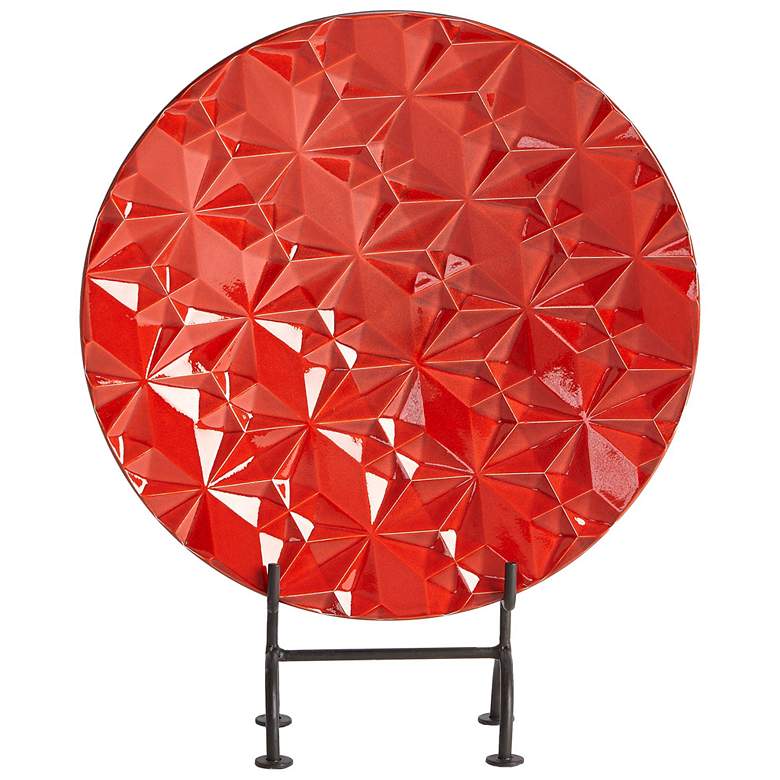 Image 1 Geometric Charger-Red