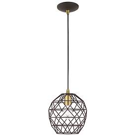 Image1 of Geometrix 1 Light Bronze Mini Pendant