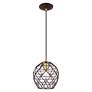 Thumbnail4 of Geometrix 1 Light Bronze Mini Pendant more views