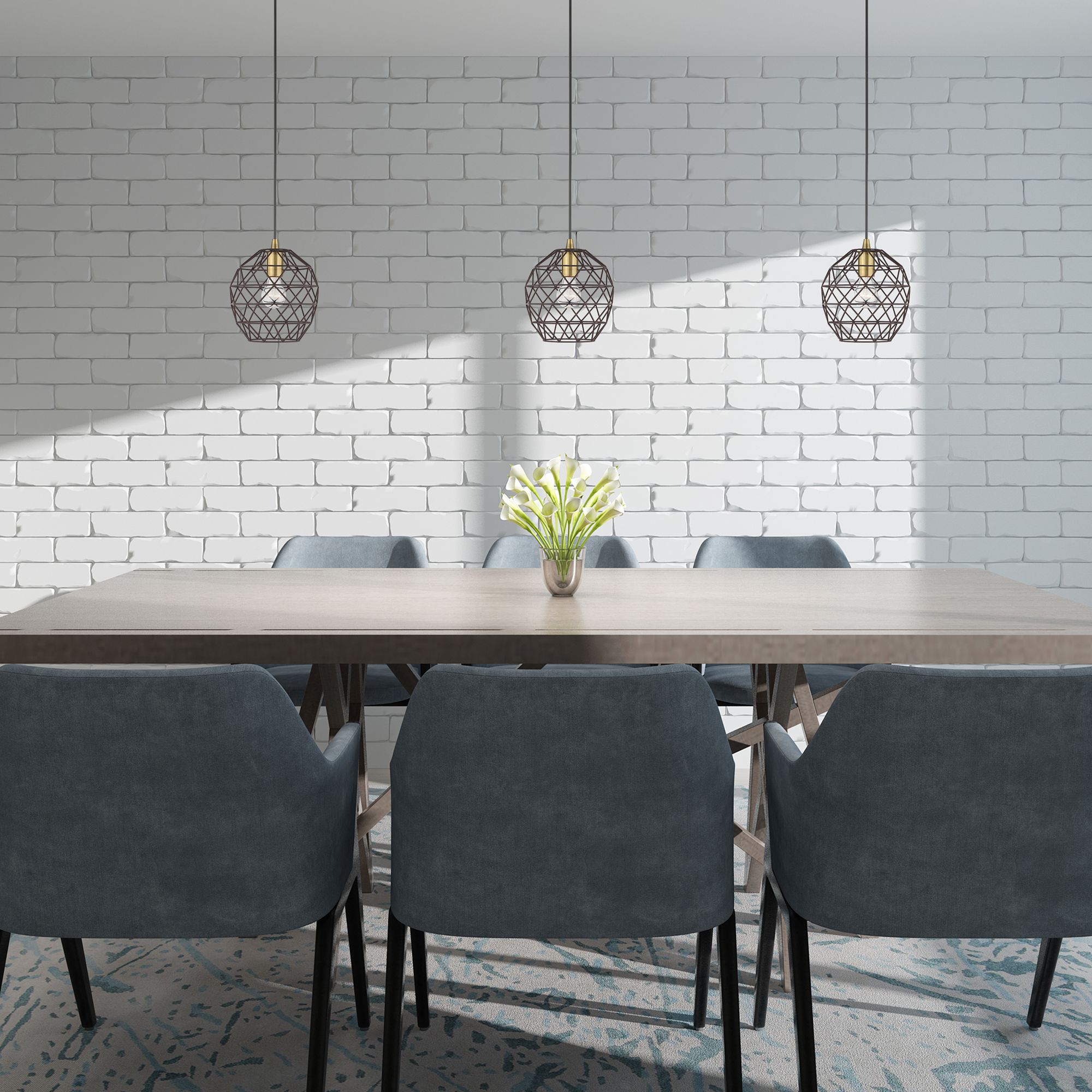 Geometrix 1 Light Bronze Mini Pendant