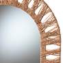 3_Geona Natural Brown Jute 22" x 34 1/2" Oval Wall Mirror more views