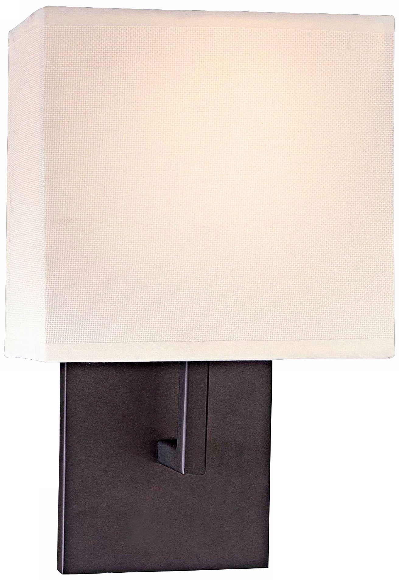George Kovacs 1-Light 7.75-in Bronze Wall Sconce with Shade