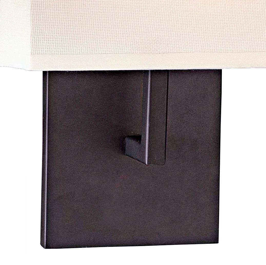 Image 3 George Kovacs 1-Light 7.75-in Bronze Wall Sconce with Shade more views