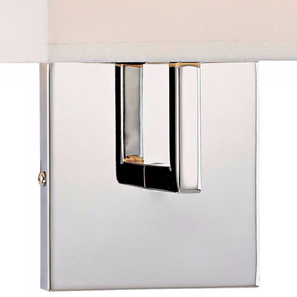 Image 3 George Kovacs 1-Light 7.75-in Chrome Wall Sconce with Shade more views