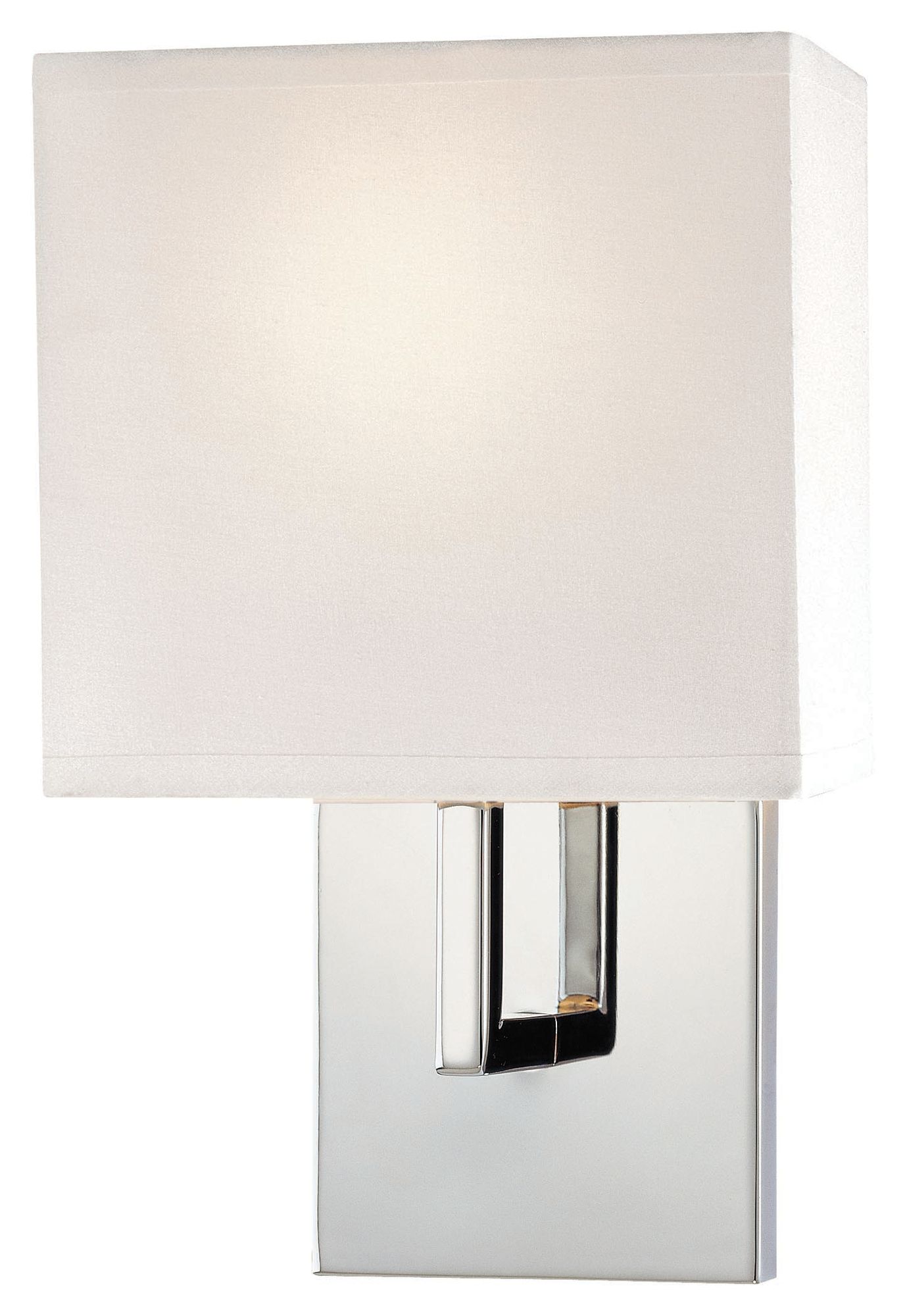 Image 5 George Kovacs 1-Light 7.75-in Chrome Wall Sconce with Shade more views
