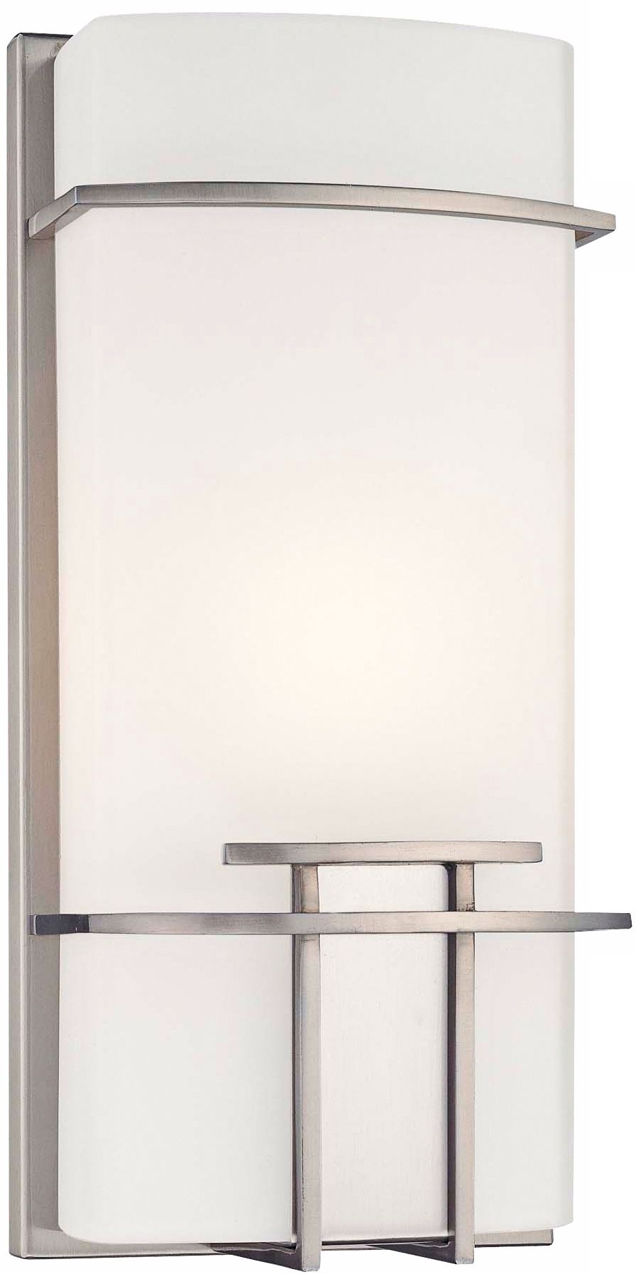 Image 2 George Kovacs 1-Light Brushed Nickel Wall Sconce