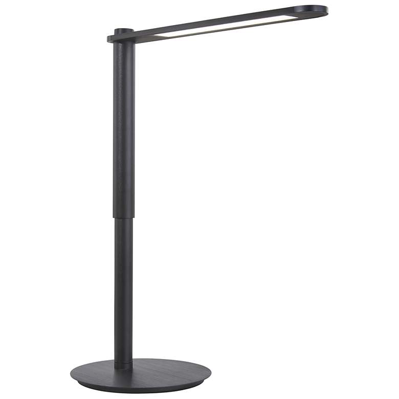 Image 1 George Kovacs 1-Light LED 7.88-in Coal Black and Brushed Black Desk Lamp