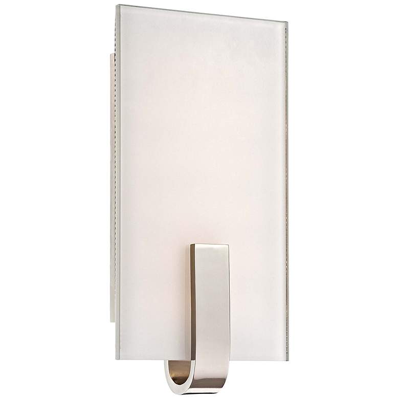 Image 2 George Kovacs 12 inch High Polished Nickel LED Wall Sconce