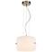 George Kovacs 12" Wide White Frosted Glass Mini Pendant