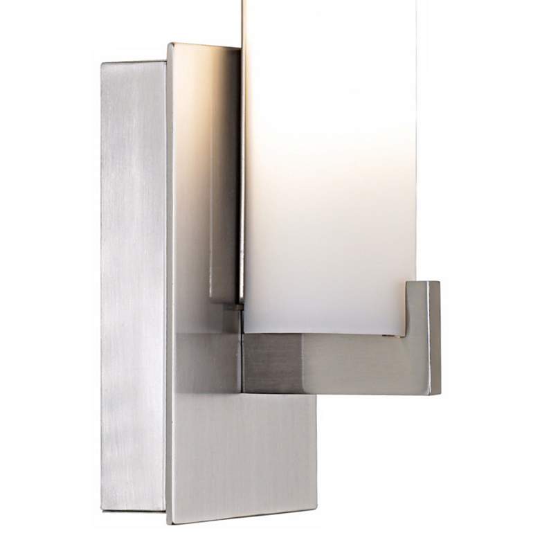Image 3 George Kovacs 13 1/4" High ADA Compliant Nickel Wall Sconce more views
