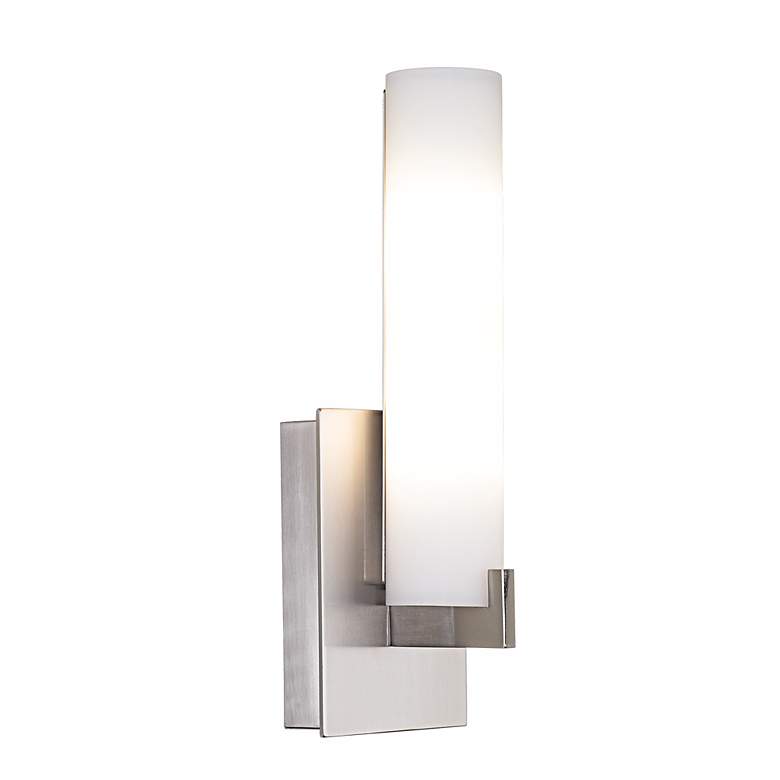 Image 4 George Kovacs 13 1/4" High ADA Compliant Nickel Wall Sconce more views