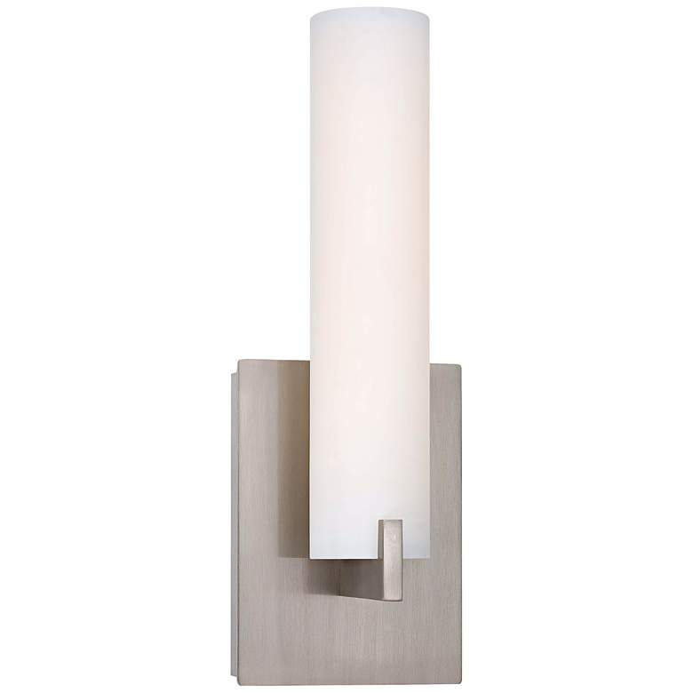 Image 2 George Kovacs 13 1/4 inch High ADA Nickel LED Wall Sconce