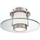 George Kovacs 13" Wide Brushed Nickel Modern Ceiling Light