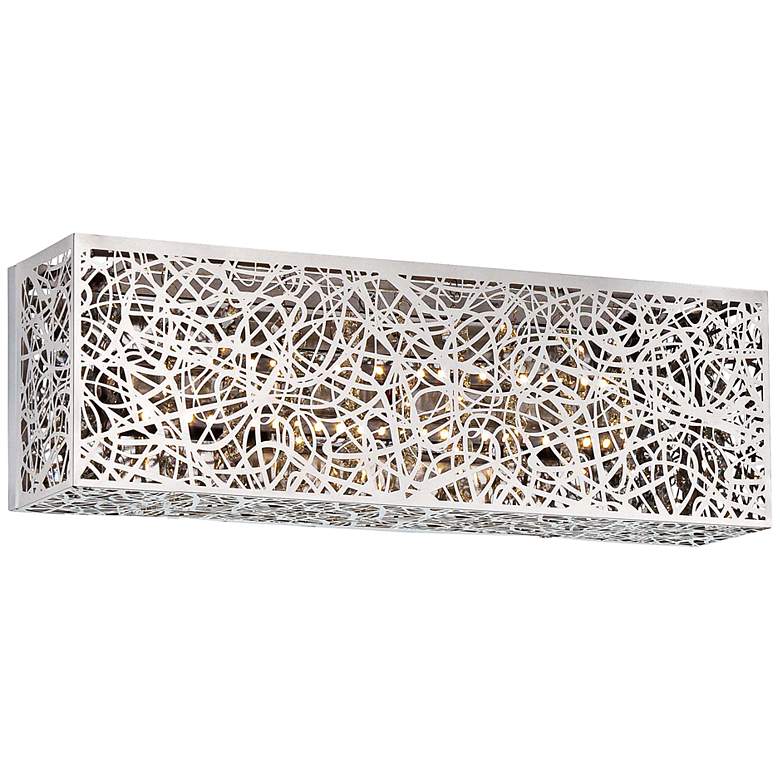 Image 1 George Kovacs 15 3/4" Wide LED Chrome Bathroom Light