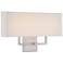 George Kovacs 16.75" Wide Brushed Nickel Modern LED Wall Sconce
