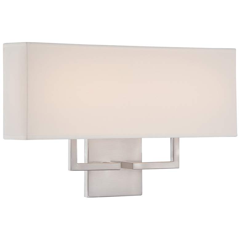 Image 1 George Kovacs 16.75 inch Wide Brushed Nickel Modern LED Wall Sconce