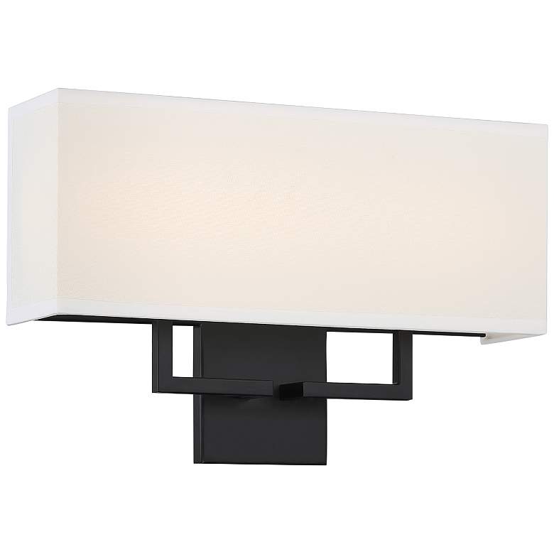 Image 1 George Kovacs 16.75" Wide Coal Black Modern LED Wall Sconce