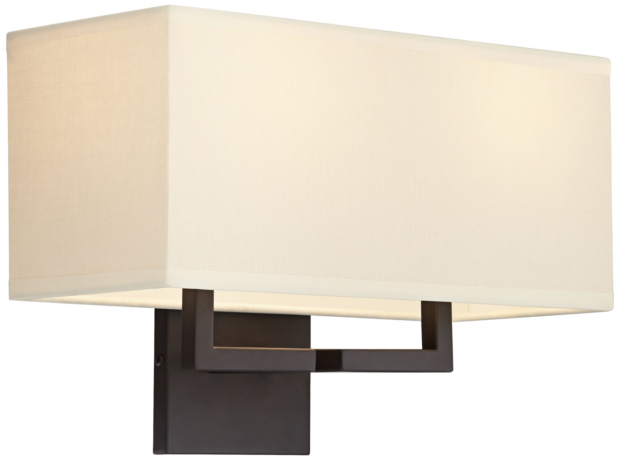 Image 2 George Kovacs 2-Light 16-in Bronze Wall Sconce with Shade