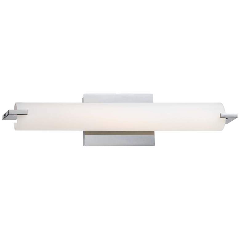 Image 2 George Kovacs 20 1/2" Wide Modern Chrome and Opal Glass LED Bath Light