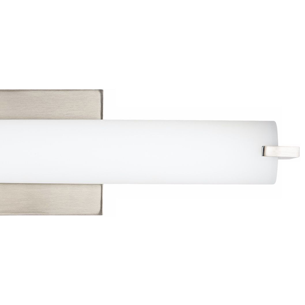Image 3 George Kovacs 20 1/2" Wide Modern Nickel and Opal Glass LED Bath Light more views