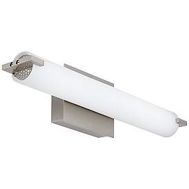 Image4 of George Kovacs 20 1/2" Wide Modern Nickel and Opal Glass LED Bath Light more views