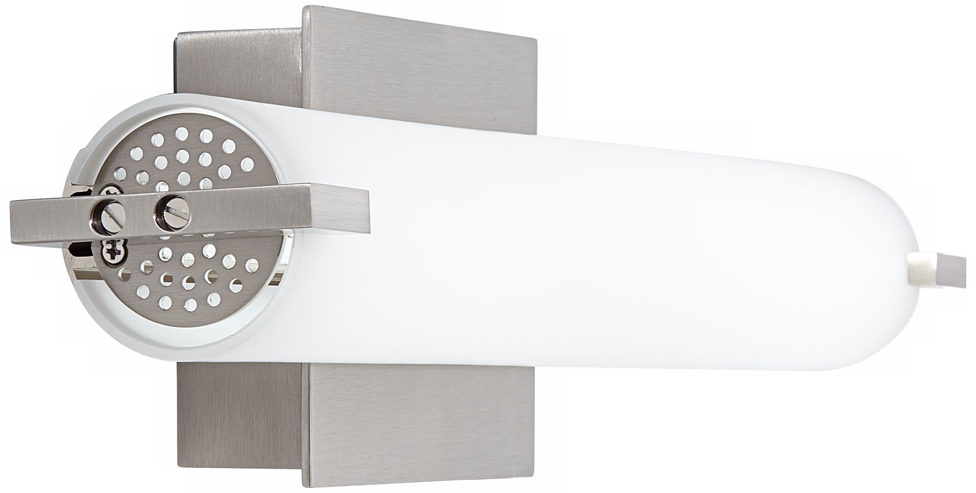 Image 5 George Kovacs 20 1/2" Wide Modern Nickel and Opal Glass LED Bath Light more views