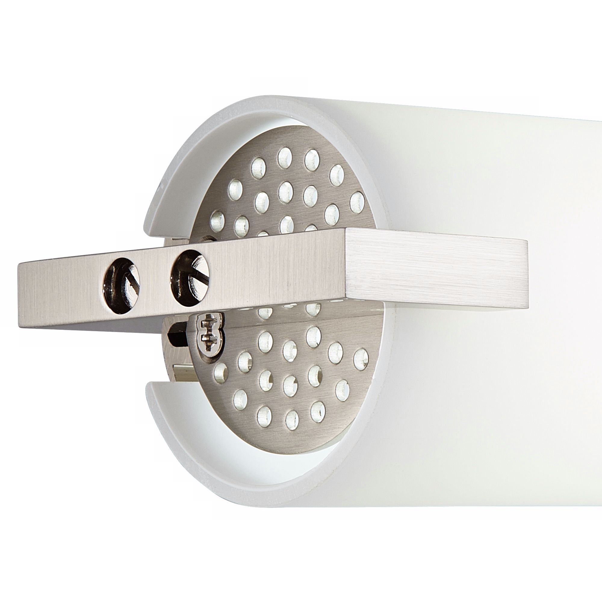 Image 6 George Kovacs 20 1/2" Wide Modern Nickel and Opal Glass LED Bath Light more views