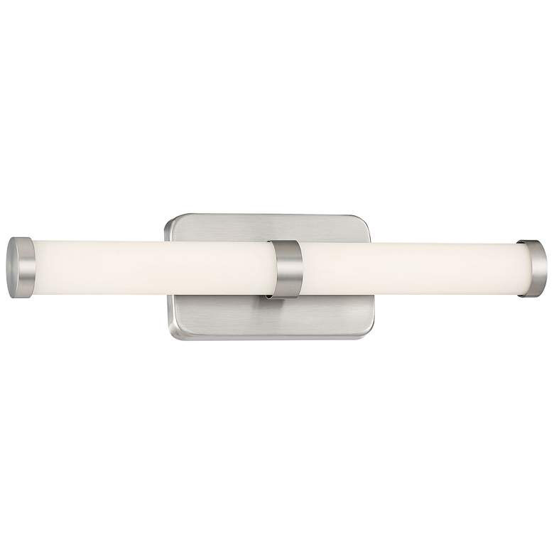 Image 1 George Kovacs 20 1/4"W Brushed Nickel LED Bath Light