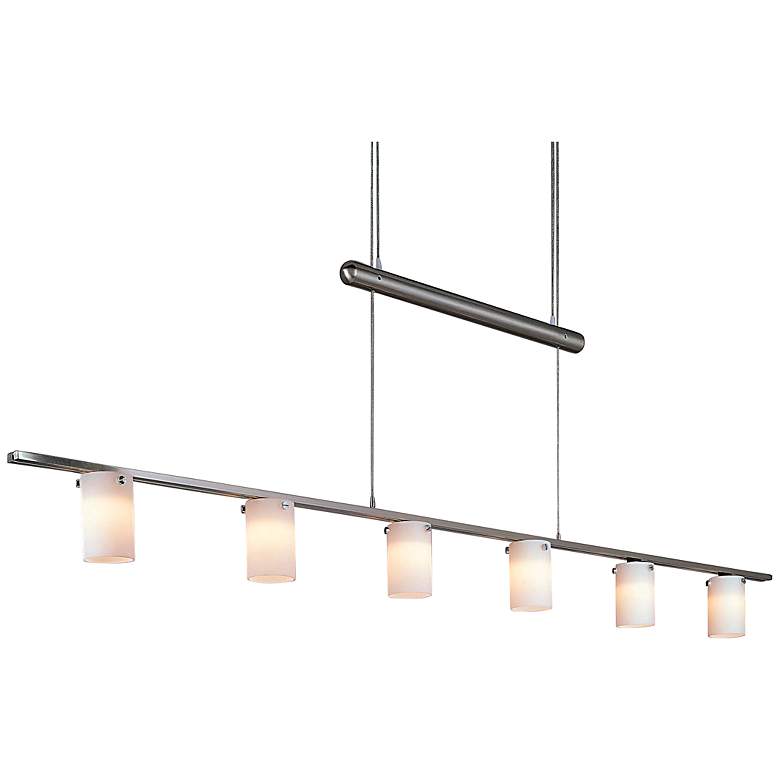 Image 1 George Kovacs 47 1/4 inch Modern Linear Counter Weight Chandelier