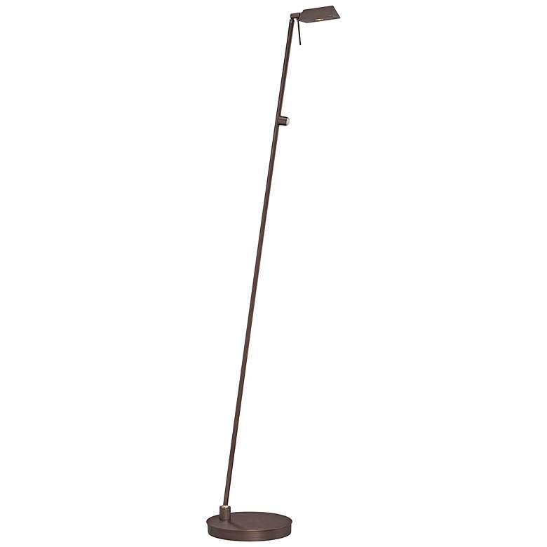 Image 2 George Kovacs 49 3/4 inch Copper Bronze Tented LED Pharmacy Floor Lamp