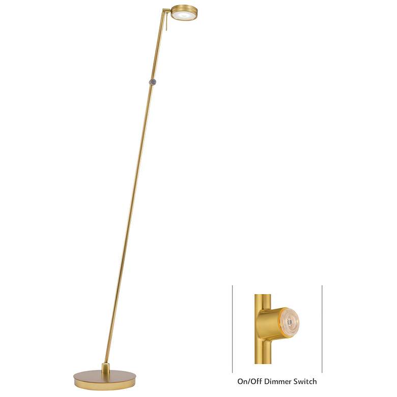 Image 2 George Kovacs 49 3/4" High Modern Honey Gold LED Floor Lamp more views