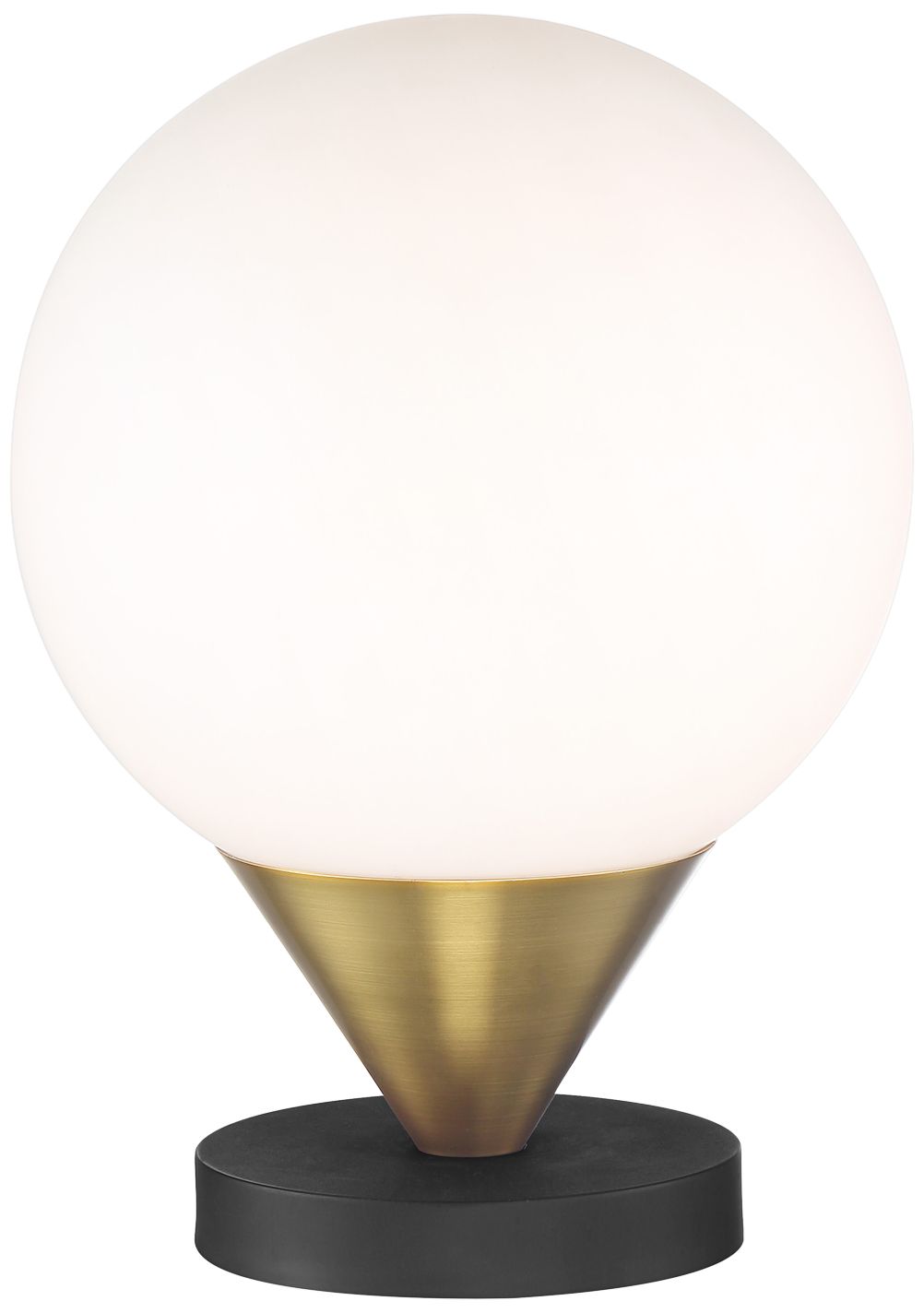 George Kovacs Alluria 1-Light Black and Autumn Gold Table Lamp